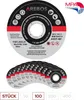 Tarcze tnące AREBOS 115 mm 100 sztuk do stali nierdzewnej Podgląd zdjęcia produktu 1