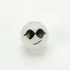 4x Reifen Ventilkappen Smiley Sonnenbrille Weiß für KIA Produktbild-Vorschau 3