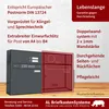 2er Briefkastenanlage für Tür- Zaundurchwurf Klingel RAL Produktbild-Vorschau 3