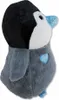 Pinguin Kuscheltier blau mit Glitzer - ca. 50 cm Produktbild-Vorschau 4