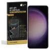 A product box for a screen protector is shown next to a smartphone. Produktbild-Vorschau