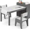 Kunsttisch- und Stuhlset für Kinder Zeichentisch mit 2 Produktbild-Vorschau 1
