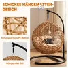 PawHut Katzenbett Rattan Katzenhöhle mit Waschbarem Kissen Produktbild-Vorschau 4
