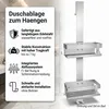 Mucola Duschablage zum Hängen Edelstahl 2 Körbe Duschregal Produktbild-Vorschau 2
