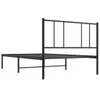 Bettgestell mit Kopfteil Metall Schwarz 90x190 cm , Produktbild-Vorschau 7