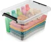 Contenitore in plastica con coperchio, scatola organizer Anteprima dell’immagine prodotto 1