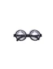 Streber-Brille Nerd Spassbrille rund schwarz Produktbild-Vorschau 2