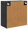 vidaXL Wandkast, 59 x 31 x 60 cm, houtvezel, zwart Productafbeelding-voorbeeld 6