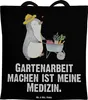 Mr. & Mrs. Panda Shopping Tasche Pinguin Gartenarbeit - Produktbild-Vorschau 1