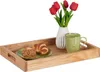 Vassoio da portata Relaxdays, legno e MDF, A x L x P: 5 x Anteprima dell’immagine prodotto 1