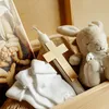 Creative Deco 10 x Dünne Kreuz-Anhängers aus Sperr-Holz | Produktbild-Vorschau 2