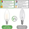 LUMILED B35 E14 LED Lampe 6 Stück Set 7W (ersetzt 60W) 806 Produktbild-Vorschau 14