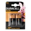 DURACELL Alkaline Batterie "PLUS POWER" E Block 9V 2er Produktbild-Vorschau 2