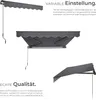 tectake® Gelenkarmmarkise Ornella verschiedene Größen inkl. Produktbild-Vorschau 3