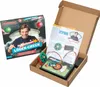 A product box and its contents are displayed on a white and light gray background. Produktbild-Vorschau