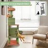 COSTWAY Arbre à chat Cactus 160cm de haut, arbre à chat Voir les images du produit 8