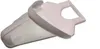 A close-up studio shot of a white and light gray filter for a kettle. Anteprima dell’immagine prodotto