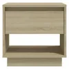 vidaXL Comodino rovere Sonoma 45x34x44 cm Materiale a base Anteprima dell’immagine prodotto 4