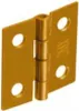 10x Scharniere gelb verzinkt 25 x 24 x1,0 mm Productafbeelding-voorbeeld 2