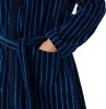 Schiesser Bademantel Baumwolle blau gestreift Essentials Produktbild-Vorschau 13