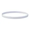 A white ring with gray stripes on a white background. Anteprima dell’immagine prodotto