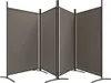 vidaXL 4dílný paraván antracit 346x180 cm látka - Náhled obrázku produktu 5