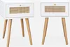 sweeek - 2er-Set Nachttische mit Holzlook und Produktbild-Vorschau 1