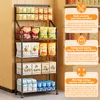 4- oder 5-stöckiges Verkaufsregal für Snacks, schwarzer Produktbild-Vorschau 8