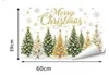 Fensterbild Weihnachten Tannenwald Schneeflocken W14 Produktbild-Vorschau 5