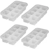 4x Silikon Eiswürfelform XXL Riesenwürfel 5 x 5 cm Produktbild-Vorschau 1