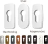 Premium Zylinder Schutzrosetten, Farbe:Braun RAL 8017, Produktbild-Vorschau 1