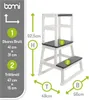 BOMI® Learning Tower für Baby & Kleinkinder | Trittschemel Produktbild-Vorschau 3