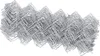 A roll of silver chain-link fence. Voir les images du produit
