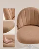 SONGMICS Schminkstuhl, Bürostuhl, Teddy-Fleece-Oberfläche, Produktbild-Vorschau 5