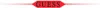 A red hexagonal shape with the word "GUESS" in white text, set against a white background with a blurred red horizontal line extending from either side of the hexagon. Produktbild-Vorschau