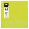 PROnappe Servietten kiwigrün 2-lagig 38.0 x 38.0 cm 40 St. Produktbild-Vorschau 1