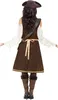 Costume da pirata d'alto mare per donna, con abito, Anteprima dell’immagine prodotto 2
