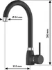 GRANMASTER Caro Granitspüle 1 Becken mit Armatur und Siphon Produktbild-Vorschau 7