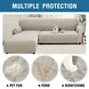 Topchances L Shape Sofa Covers, vodoodpudivý protiskluzový Náhled obrázku produktu 2