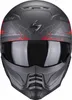 Scorpion EXO-Combat II Xenon Helm, schwarz matt/rot, S  Produktbild-Vorschau 3