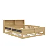 Flieks Kinderbett 140x200cm mit Led, Bodenbett Holzbett mit Produktbild-Vorschau 4