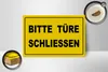 Holzschild Hinweis 18x12cm Bitte Türe schließen Produktbild-Vorschau 3