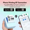 Mini tlačiareň na fotografie pre smartfón Bluetooth Náhľad obrázku produktu 2