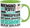 Tennisspieler Geschenk Tasse Lustige Geschenkidee für Produktbild-Vorschau 1