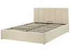 BELIANI Bett Beige Stoffbezug mit Lattenrost 140 x 200 cm Produktbild-Vorschau 5