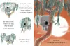 A book spread with illustrations of a koala in a tree, accompanied by text. Anteprima dell’immagine prodotto
