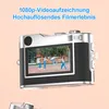 Minidigitalkamera Vintage Schwarz,1080P FHD Kleine Retro Produktbild-Vorschau 3