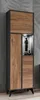Komodee, Vitrine Schrank Orvieto, Eiche/Anthrazit, Breite Produktbild-Vorschau 2