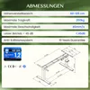FLEXISPOT ValtreX E200 Höhenverstellbarer Schreibtisch Produktbild-Vorschau 17