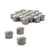 20x Radschrauben Kappen Radschraubenkappen Set 17mm grau Produktbild-Vorschau 6